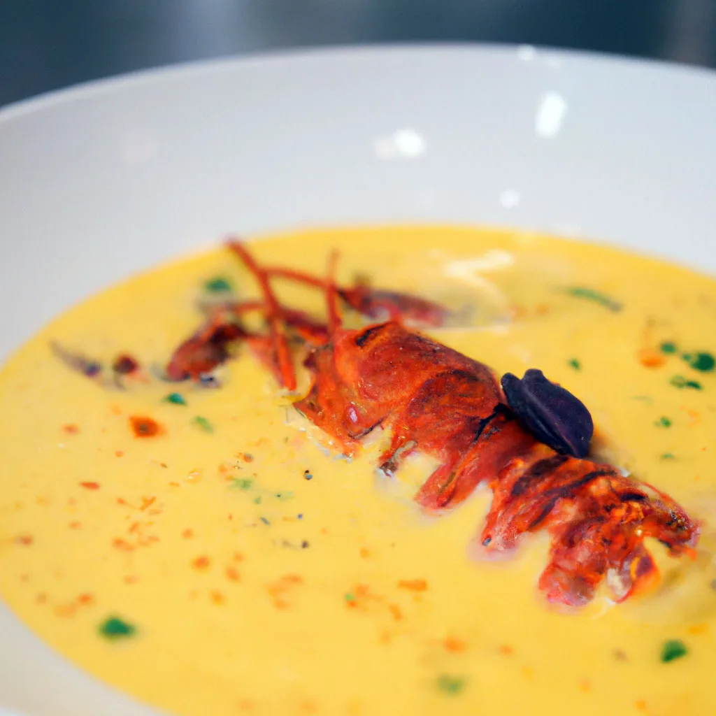 Home 4 Exquisite Lobster Bisque with Saffron Infusion