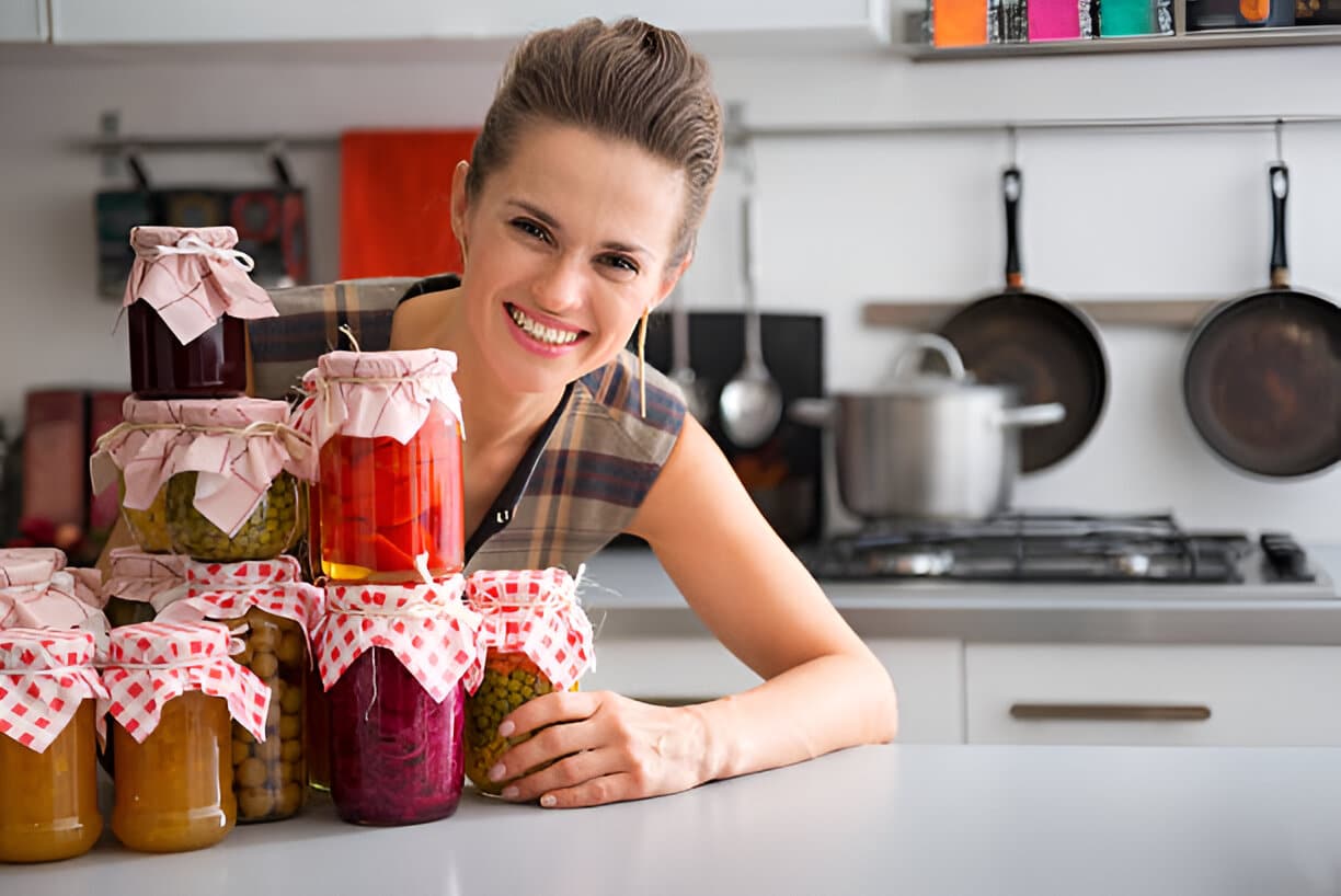 [Founder Name] testing sauerkraut